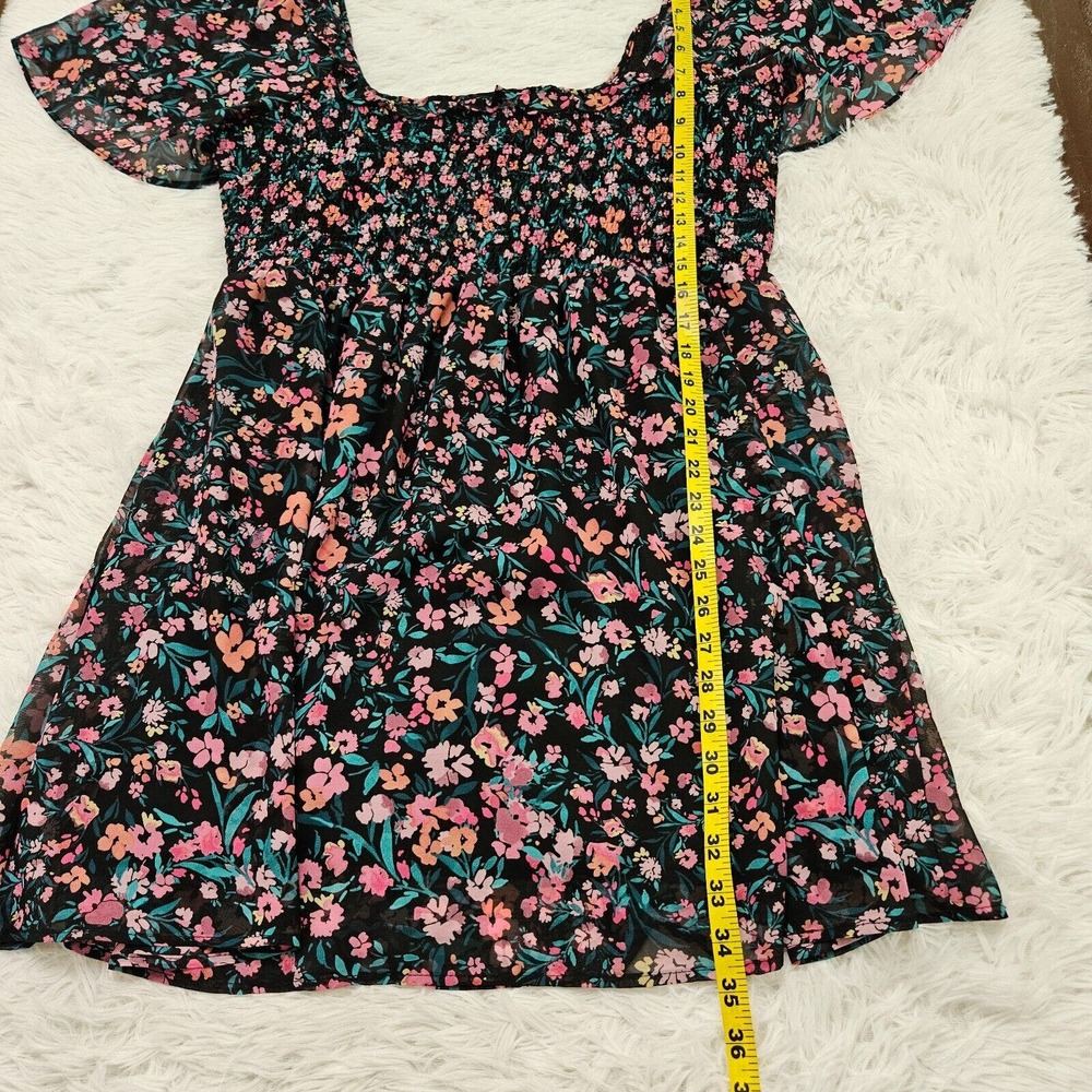 Floral Black Dress - Picture 4 of 7